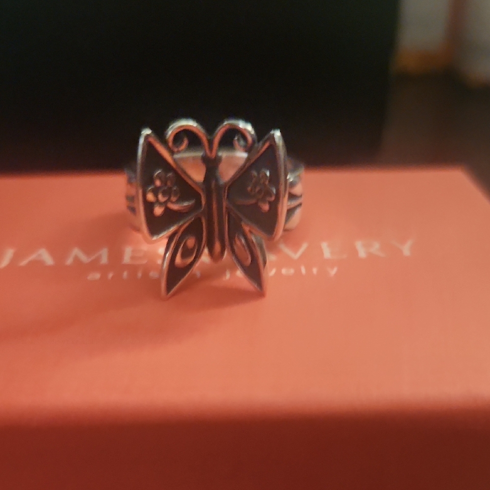 James Avery Sterling Silver Butterfly Ring - Silver